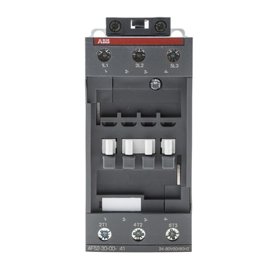 ABB AF Series Contactor, 24 → 60 V ac Coil, 3-Pole, 100 A, 22 kW, 3NO, 690 V ac