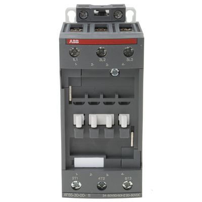 ABB AF Series Contactor, 24 V ac/dc Coil, 3-Pole, 105 A, 30 kW, 3NO, 690 V ac