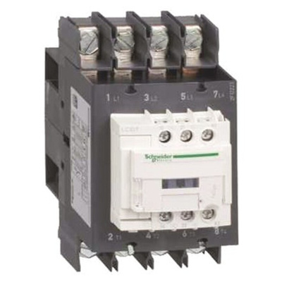 Schneider Electric LC1D Series Contactor, 4-Pole, 80 A, 4NO