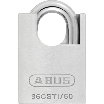 ABUS Key Weatherproof Titanium Safety Padlock, 11mm Shackle, 60mm Body