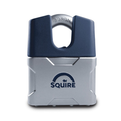 Squire Key Weatherproof Steel Steel Padlock, 9.5mm Shackle, 55mm Body