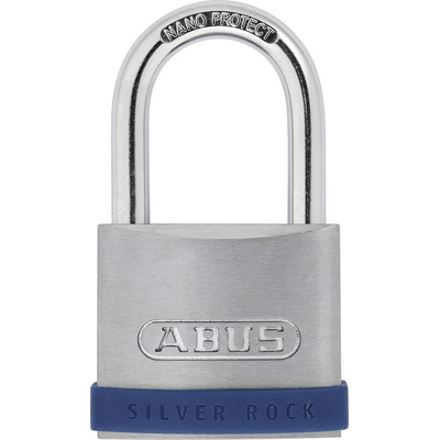 ABUS Key Weatherproof Steel Security Padlock, 8mm Shackle, 52.2mm Body
