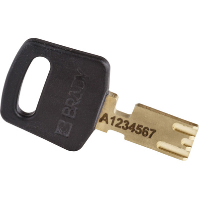 Brady Key Weatherproof Nylon Padlock, 4.7mm Shackle, 33mm Body