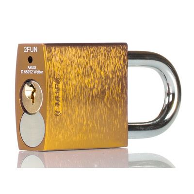 ABUS Key Weatherproof Aluminium Padlock, Keyed Alike, 6mm Shackle, 38.5mm Body