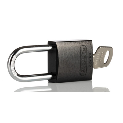 ABUS Key Weatherproof Aluminium Padlock, Keyed Alike, 6mm Shackle, 38.5mm Body