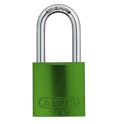 ABUS Key Weatherproof Aluminium Padlock, Keyed Alike, 6mm Shackle, 38.5mm Body