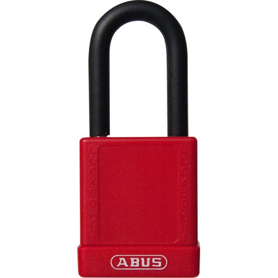 ABUS Key Weatherproof Aluminium Padlock, 7mm Shackle, 40mm Body