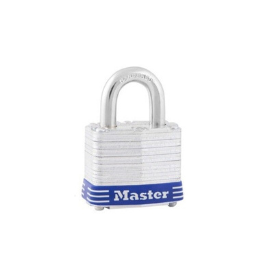 Master Lock Key Steel Padlock, 7mm Shackle