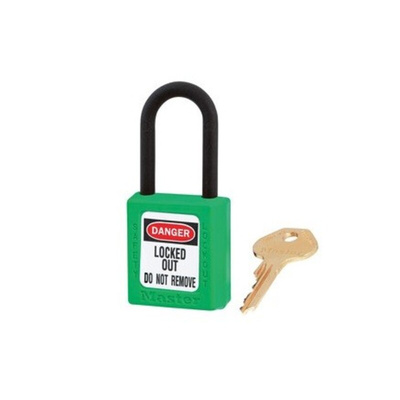 Master Lock Key Safety Padlock, 6mm Shackle