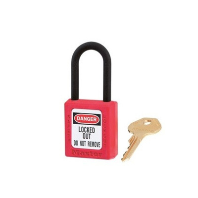 Master Lock Key Safety Padlock, 6mm Shackle