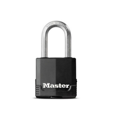 Master Lock Key Weatherproof Padlock, 8mm Shackle