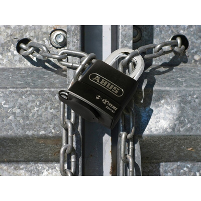 ABUS Key Weatherproof Padlock, 8mm Shackle