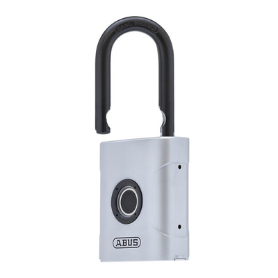 ABUS Fingerprint Weatherproof Die Cast Zinc Padlocking Device, 6.5mm Shackle, 45mm Body