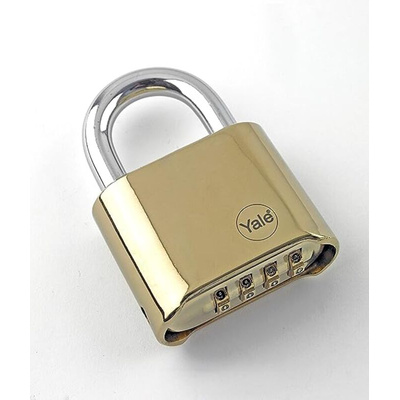 YALE Combination Brass Combination Padlock, 40mm Body