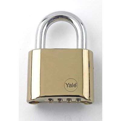 YALE Combination Brass Combination Padlock, 40mm Body