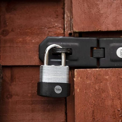 YALE Padlock Weatherproof Padlock, 6mm Shackle, 47mm Body