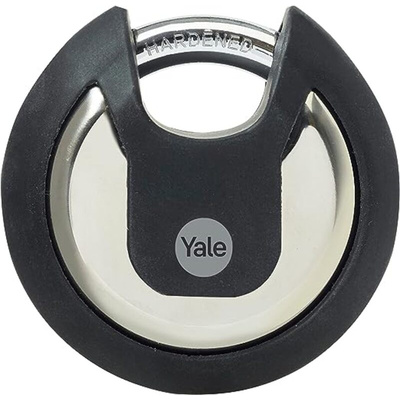 YALE Padlock Weatherproof Stainless Steel Padlock, 9.5mm Shackle