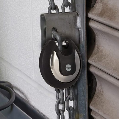 YALE Padlock Weatherproof Stainless Steel Padlock, 9.5mm Shackle