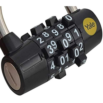 YALE Combination Combination Padlock, 7mm Shackle, 69mm Body