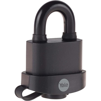 YALE Padlock Weatherproof Padlock, 9mm Shackle, 53mm Body