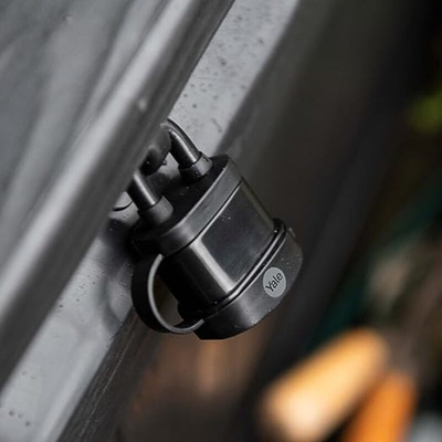 YALE Padlock Weatherproof Steel Padlock, Keyed Alike, 5mm Shackle, 40mm Body