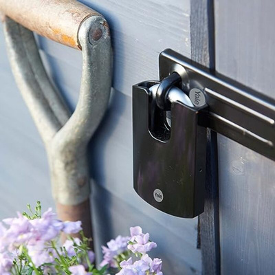 YALE Padlock Hardened Steel Steel Padlock, 11mm Shackle, 62mm Body