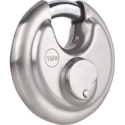 YALE Padlock Weatherproof Padlock, 9.5mm Shackle