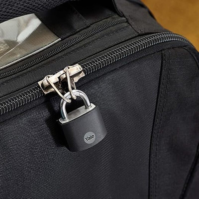 YALE Padlock Aluminium Padlock, 6mm Shackle, 42mm Body