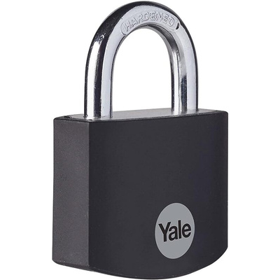 YALE Padlock Aluminium Padlock, 6mm Shackle, 42mm Body