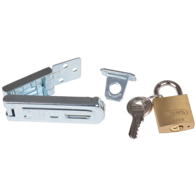 ABUS Key Weatherproof Brass Padlock, 5mm Shackle, 30mm Body
