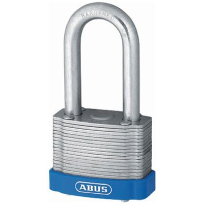ABUS Key Weatherproof Steel Padlock, 8.8mm Shackle, 53mm Body