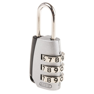 ABUS Combination Weatherproof Steel, Zinc Combination Padlock, 3mm Shackle, 22mm Body