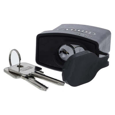 ABUS Key Weatherproof Steel Heavy Duty Padlock, 8mm Shackle, 56.5mm Body