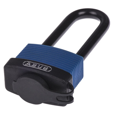 ABUS Key Weatherproof Brass, Stainless Steel Weatherproof Padlock, 8mm Shackle, 53mm Body