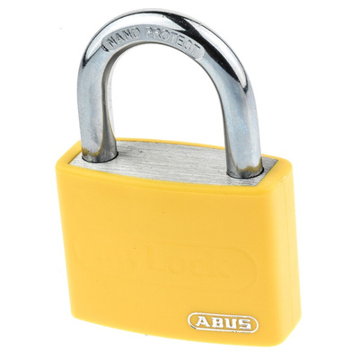 ABUS Key Weatherproof Aluminium, Steel Safety Padlock, 6.5mm Shackle, 43mm Body