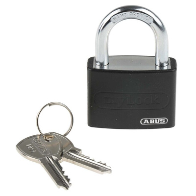 ABUS Key Weatherproof Aluminium, Steel Safety Padlock, Keyed Alike, 6.5mm Shackle, 43mm Body