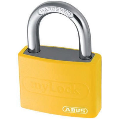 ABUS Key Weatherproof Aluminium, Steel Safety Padlock, Keyed Alike, 6.5mm Shackle, 43mm Body