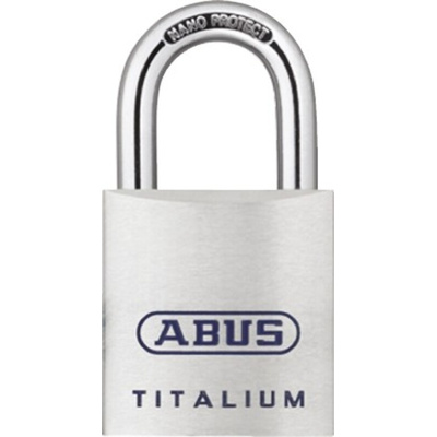 ABUS Key Weatherproof Titanium Weatherproof Padlock, 7mm Shackle, 40mm Body