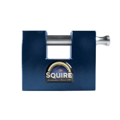 Squire Key Weatherproof Steel Padlock, 12mm Shackle, 80mm Body