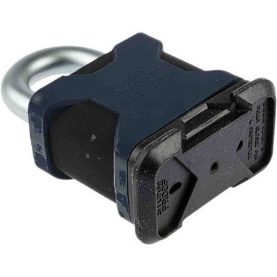 Squire Key Weatherproof Hardened Steel Padlock, 10mm Shackle, 50mm Body