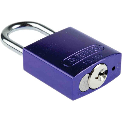 ABUS 72/30 Key Weatherproof Aluminium, Steel Safety Padlock, 4.4mm Shackle, 31.8mm Body