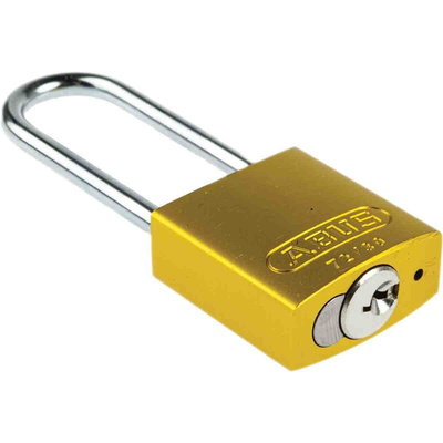 ABUS 72/30 Key Weatherproof Aluminium, Steel Safety Padlock, 4.4mm Shackle, 32.2mm Body