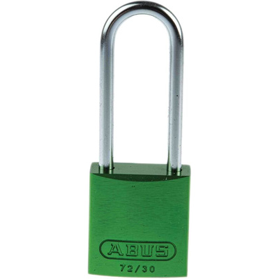 ABUS 72/30 Key Weatherproof Aluminium, Steel Safety Padlock, 4.4mm Shackle, 32.2mm Body