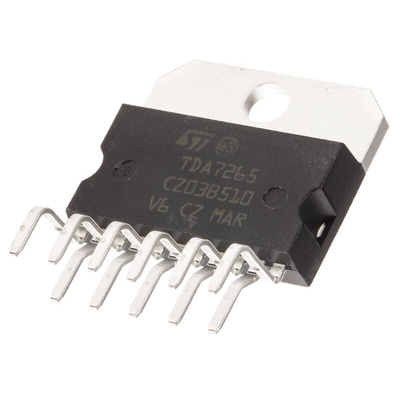 STMicroelectronics,Audio25W, 11-Pin MULTIWATT V TDA7265