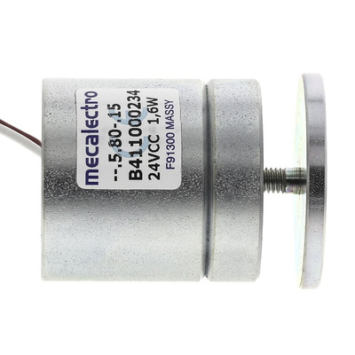Mecalectro Holding Magnet, 120N Holding Force 24V dc