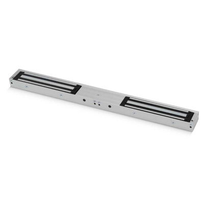 RS PRO Double Door Magnetic Door Lock, 2 x 600lb Holding Force 12 → 24V dc