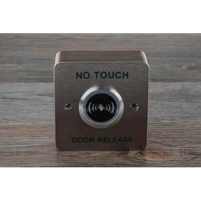 RS PRO Stainless Steel Round No Touch Button, 30 x 85mm
