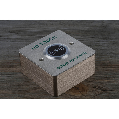 RS PRO Stainless Steel Round No Touch Button, 30 x 85mm