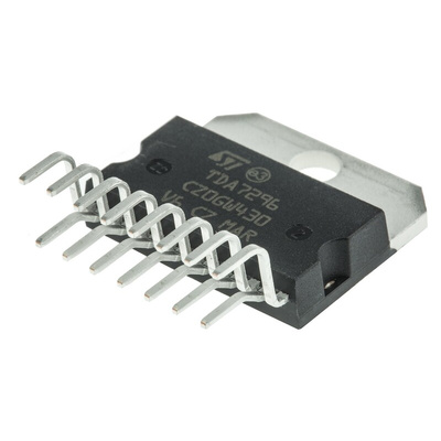 STMicroelectronics,60W, 15-Pin MULTIWATT V TDA7296