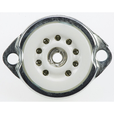 RS PRO Thermionic Valve Base, B9A Base For 12AU7, 12AX7, 6DJ8, 6L13, B329, B339, CV491, CV492, E88CC, ECC82, ECC83